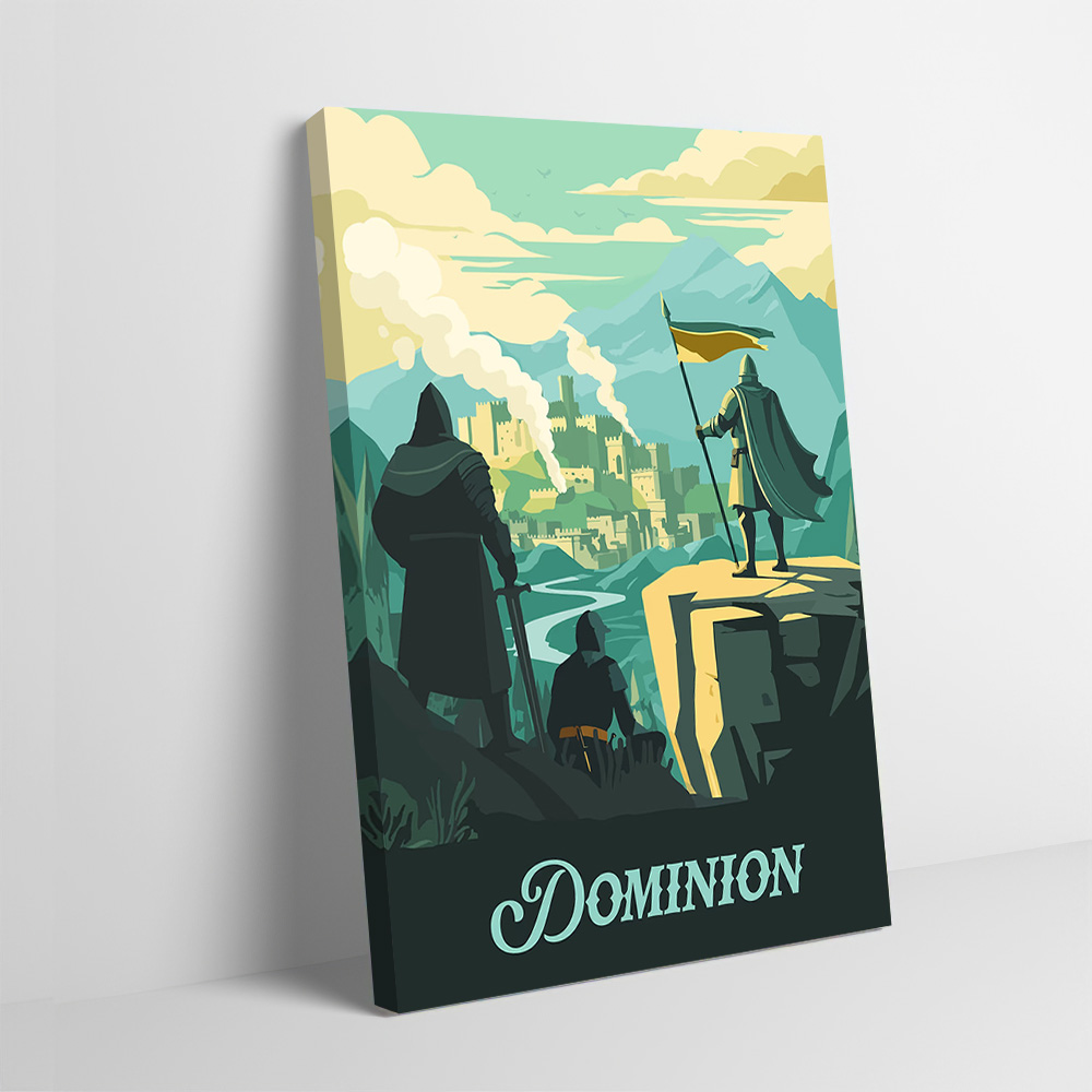 ملصق مستوحى من لعبة دومينيون،  - مراجعة Board Game Inspiration وسعره