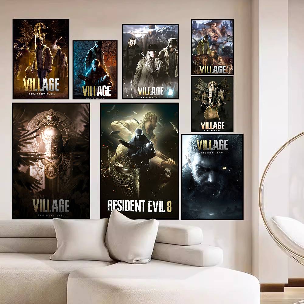 ملصق لعبة فيديو ريزدنت إيفل 8  - مراجعة Board Game Resident Evil وسعره