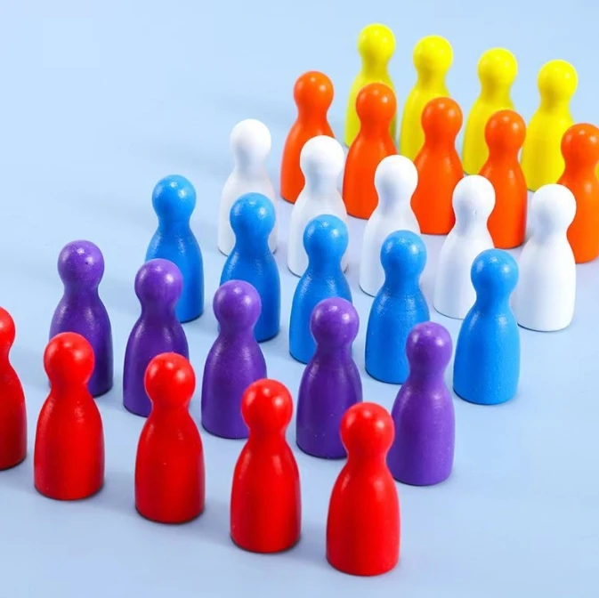 100 قطعة علامات الشطرنج الخشبي - مراجعة Board Game Hegemony وسعره