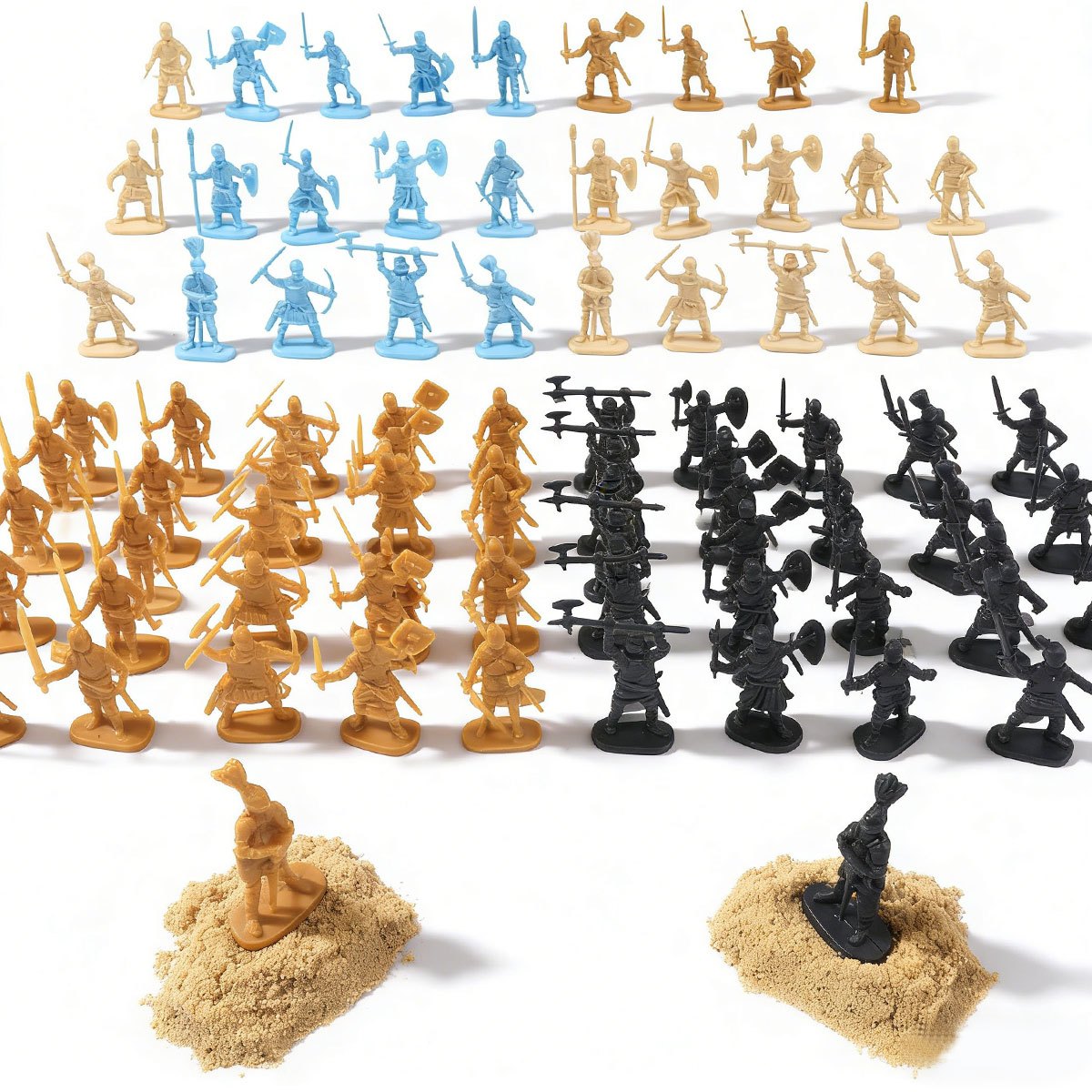 24 قطعة من نماذج الجنود الصغير - مراجعة Board Game War وسعره