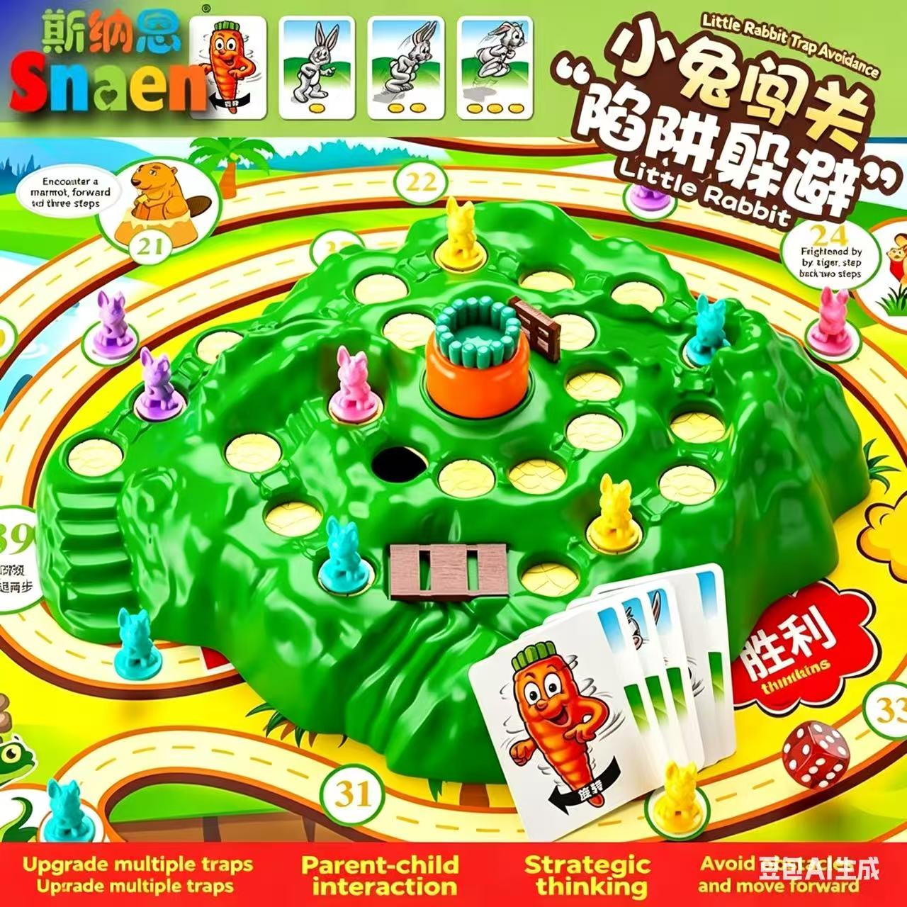 لعبة مصيدة الأرانب الممتعة الأ - مراجعة Board Game Land وسعره