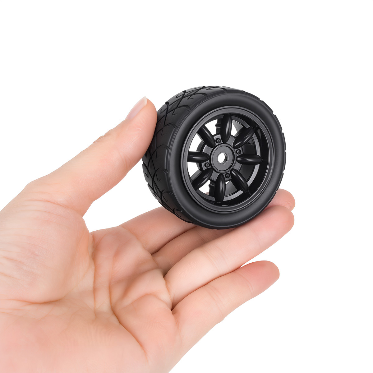 4 قطع إطارات مطاطية سداسية الش - مراجعة Tamiya Model Rc Car وسعره