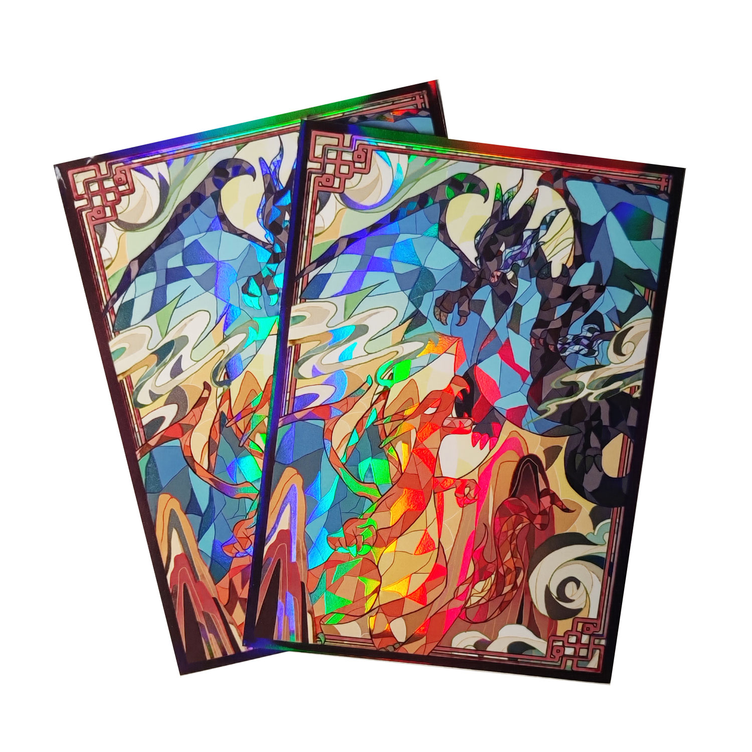 60ct هولو حافظة بطاقات 66x91 م - مراجعة Board Game Illustration وسعره