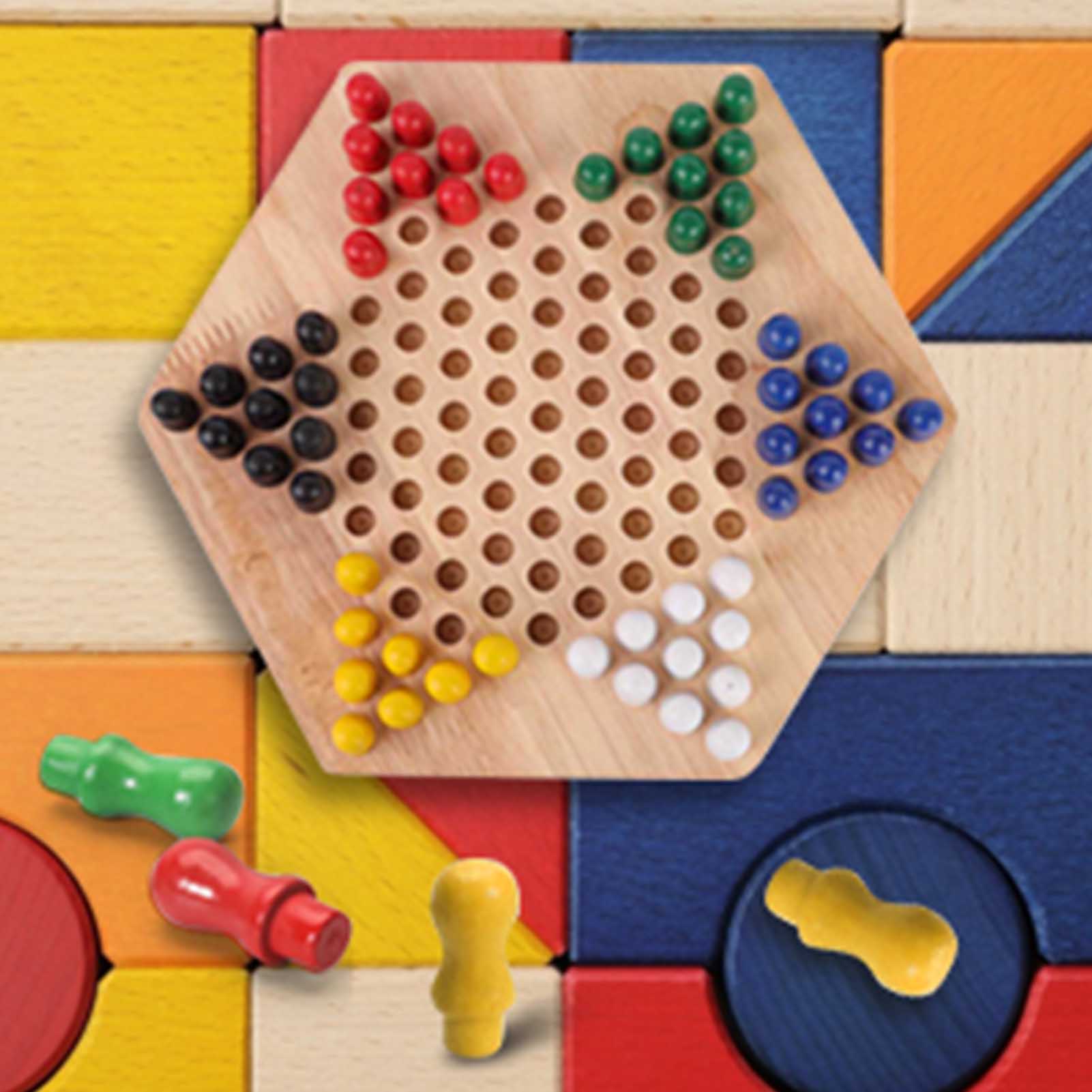 لوح تعليمي خشبي للأطفال، مجموع - مراجعة Board Game Halma وسعره