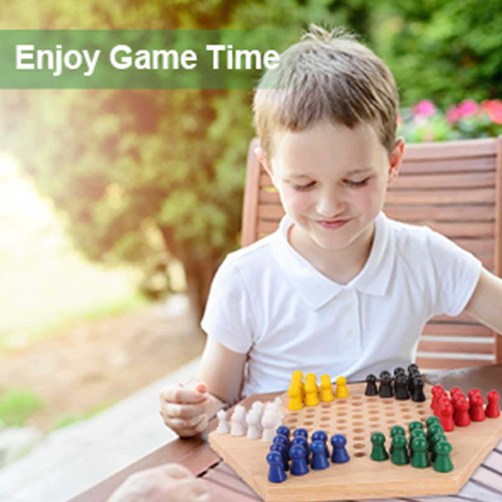 لوح تعليمي خشبي للأطفال، مجموع - مراجعة Board Game Halma وسعره