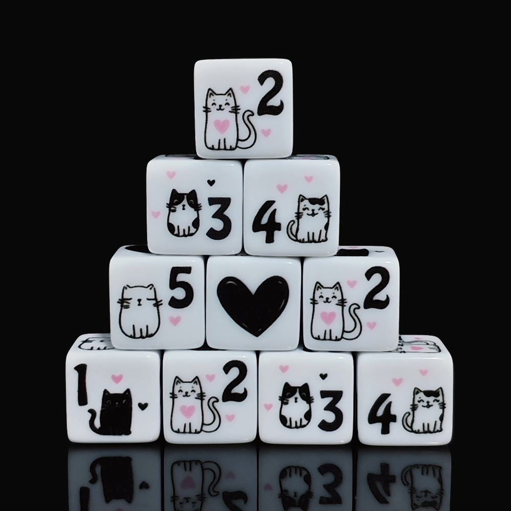 مجموعة من 12 قطعة من مكعبات ال - مراجعة Board Game Illustration وسعره
