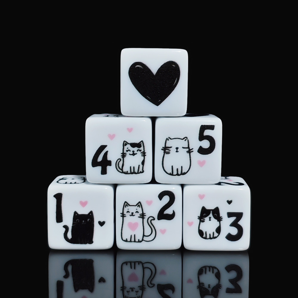 مجموعة من 12 قطعة من مكعبات ال - مراجعة Board Game Illustration وسعره