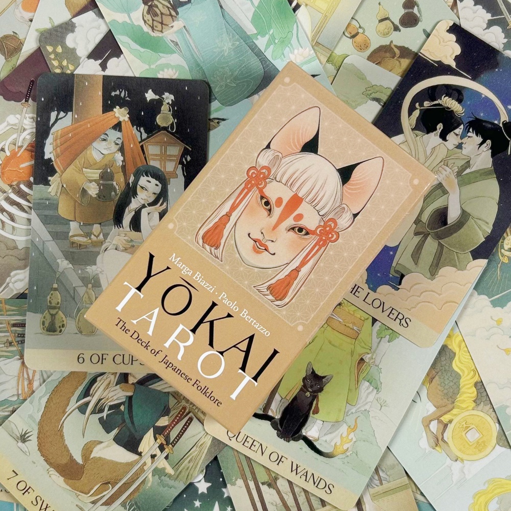 مجموعة بطاقات يوكي تاروت مكونة - مراجعة Board Game Illustration وسعره