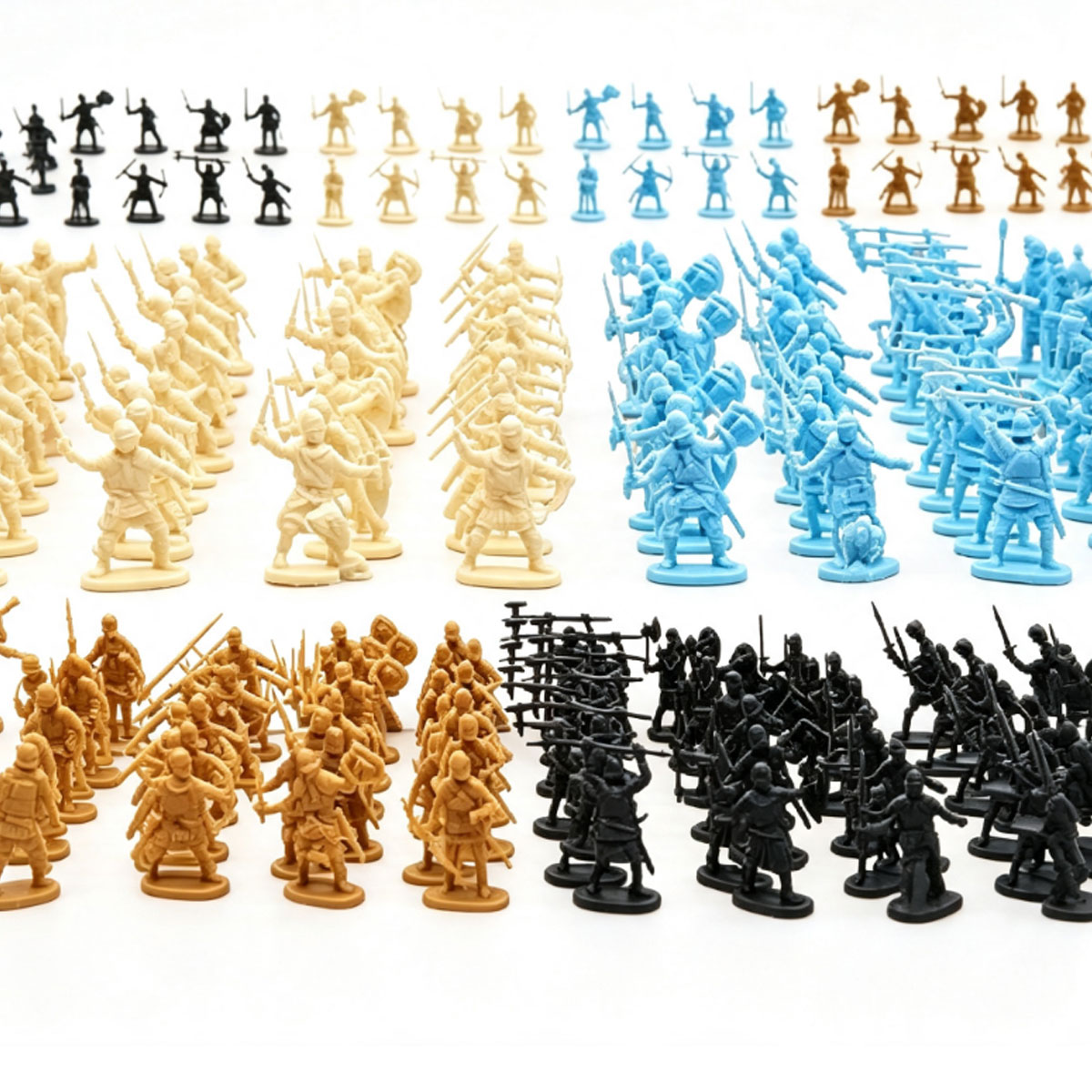 35 قطعة من شخصيات الجنود العصو - مراجعة Board Game War وسعره