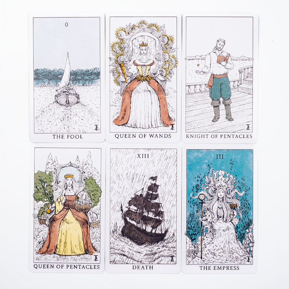 سطح السفينة العاصفة من التاروت - مراجعة Board Game Illustration وسعره